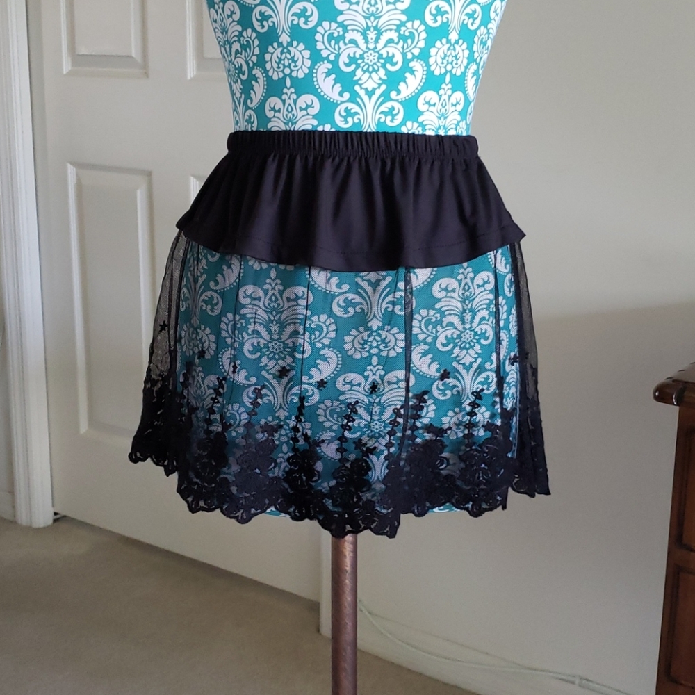 Sheer embroidered lace Slip